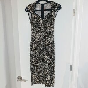 NWOT Pinup Couture Leopard Print Dress